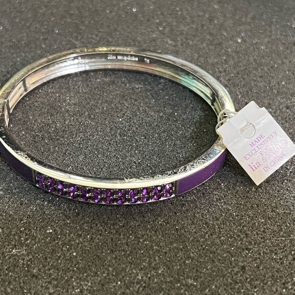 Lia Sophia Purple Bangle NWT - Picture 2 of 6